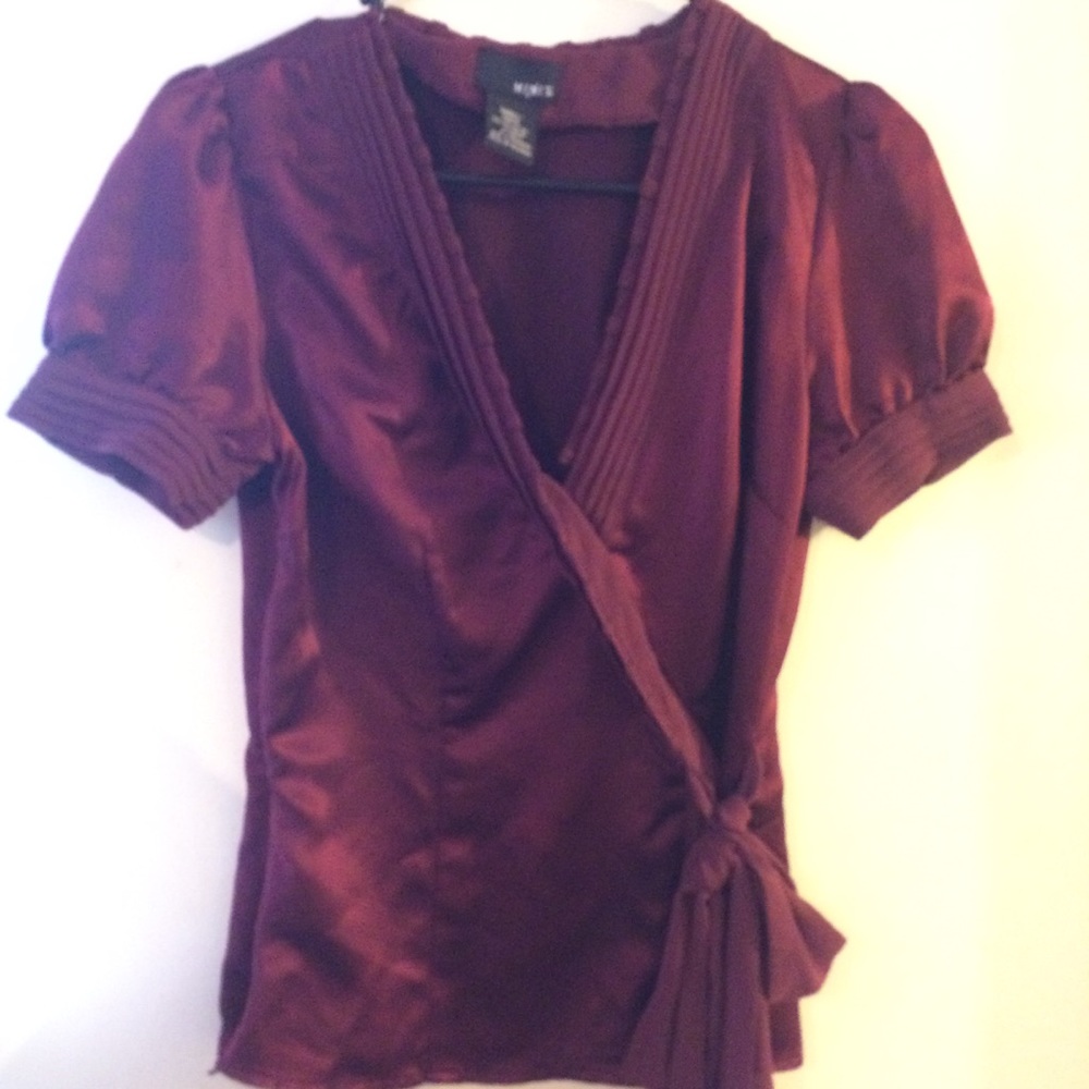Mi It brand cross blouse.